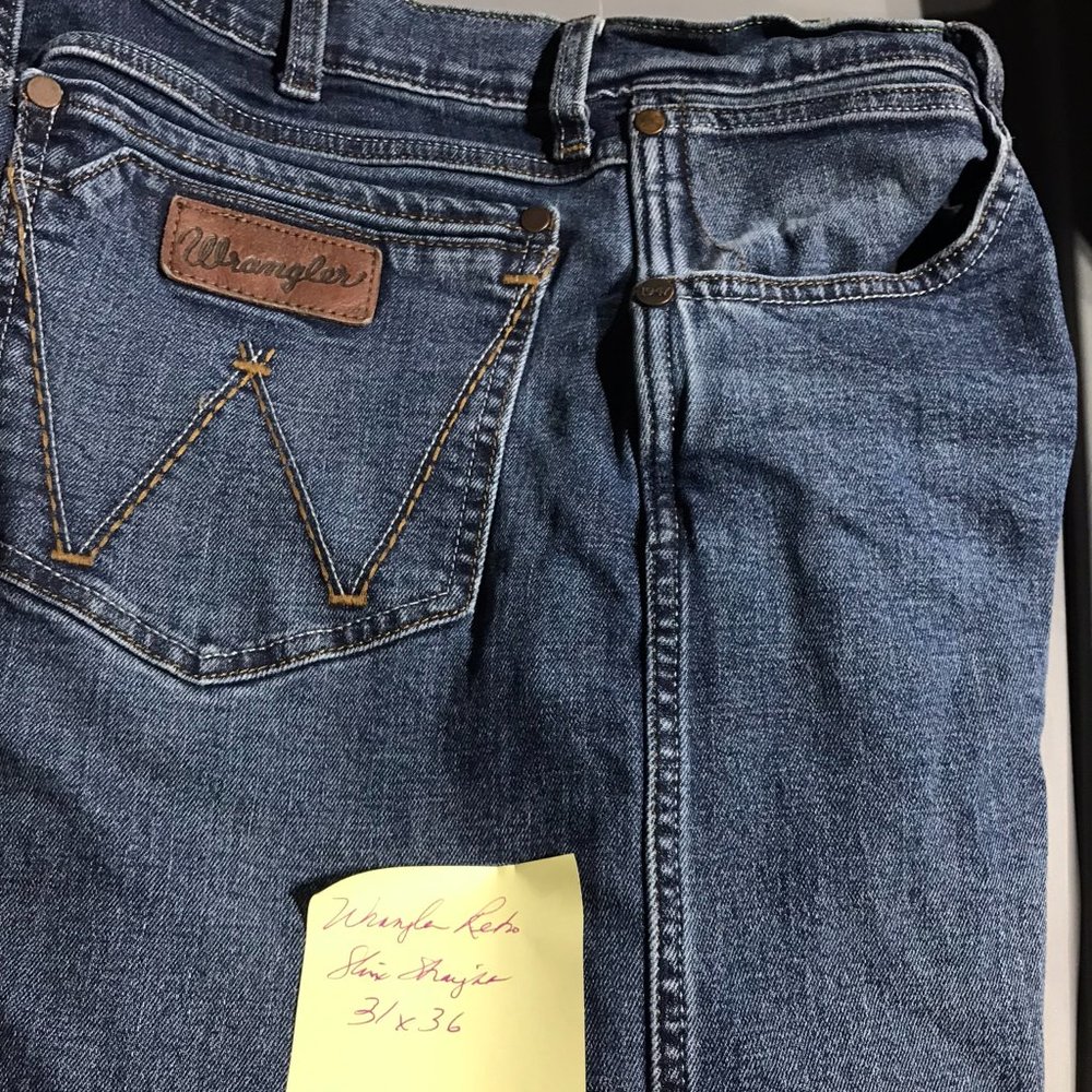 Wrangler Retro Slim Straight Men's Jeans 31x36